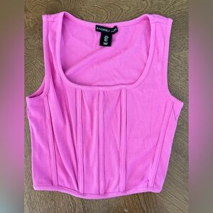 Sincerely Jules Vibrant Pink Tank Top - Size Small